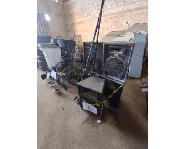 Foto de LOTE DE CAIXAS DE SOM – EQUIPAMENTOS DE ÁUDIO E SONORIZAÇÃO